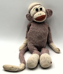 Homemade Vintage Sock Monkey- (O)