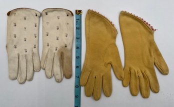 Vintage Hand Sewn Women's Gloves