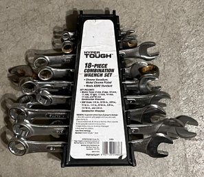 Hyper Tough 18 Piece Combination Wrench Set - (G)