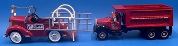 Lot Of 2 Replica Cars 1 1941 Graton, Sentry Hardware And 1 Mack Truck Square Deal - (A5)