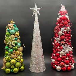3 Sparkly Tree Decorations (CX14)