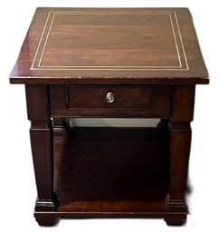 Wood Veneer 1 Drawer End Table (2of2)