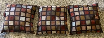 3 Decorative Pillows - (D)