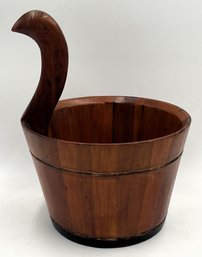 Chinese Wood Water Bucket - (D)