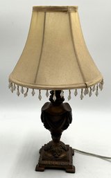 Ornate Tasseled Shade Table Lamp - (D)