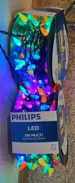 132ft. Of NEW Indoor / Outdoor LED Lights With Extra Large Storage Container (CX25)