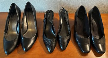 2 Pairs Of Lizflex Heels & Pair Of Slingbacks  Women's Size 8.5M (S23)