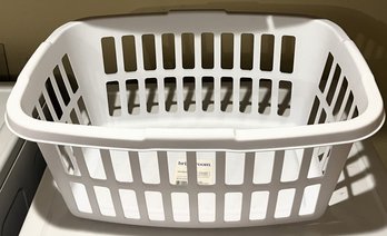 Plastic Laundry Basket - (U)
