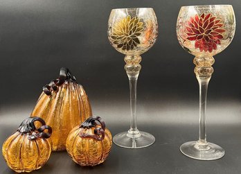 Gorgeous Glass Pieces For Fall Decor (HW4)