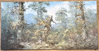 Oil Painting On Stretched Canvas Signed By Segundo Huertas - (D)