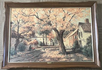 Wood Framed Indian Summer By William Sloan - (D)