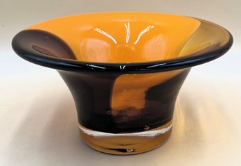 Hand Blown Colorful Glass Bowl - (FRH)