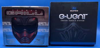 Lot Of 2 High Quality Paintball Masks In Box - (A5)