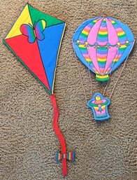 Quilted Kite & Hot Air Balloon Wall Decorations