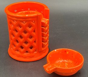 Ceramic Sauce Cup Holder With 6 Sauce Cups