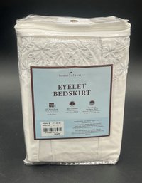 Home Classics Eyelet Bed Skirt - New In Packaging
