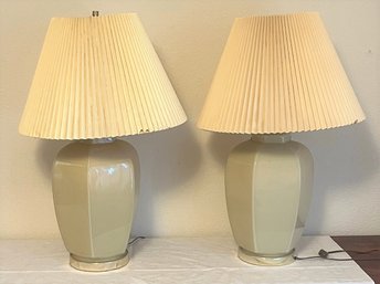 Set Of 2 Ceramic Table Lamps