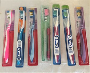 Lot Of 7 Toothbrushes - New In Packaging