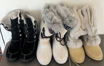 3 Pairs Of Winter Boots