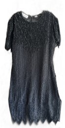 Vintage Lawrence Kazer Beaded Gown - Size L (UB1)