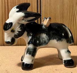 Vintage Small Ceramic Donkey - Made In Japan  (BT)