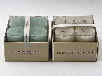 2 Illuminations Scented Tea Candles - New In Packaging