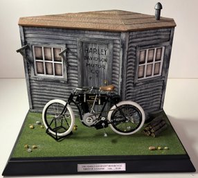 Harley Davidson Motorcycle 3604/9500 Model Of 1903 Limited Edition By The Franklin Mint - (B5)