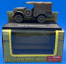 Classic Armor Diecast US 3/4 Ton Weapon Carrier With Box - (A5)