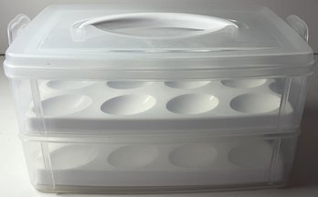 Double Decker Deviled Egg Container - (b5)