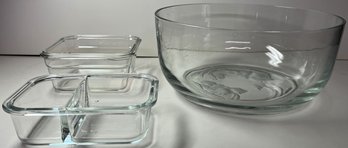 Glass Dishes - (B6)