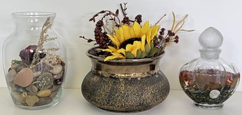 Faux Arrangements In Glass & Ceramic - (B9)