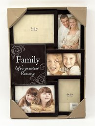 Family - Multi Photo Wood Picture Frame - NEW In Packaging