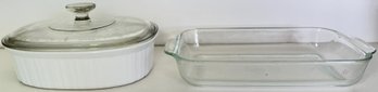 Corning Ware Casserole &  Pyrex Baking Dish - (B9)