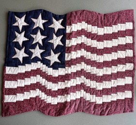 Stars & Stripes Patchwork Quilted Decoration