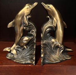 Adorable Dolphin Bookends - (BTP)