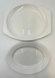 White Serving Platters (d6)