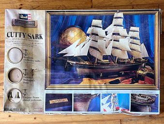 Vintage Revell Museum Classic- Cutty Sark Model Ship Kit 1978
