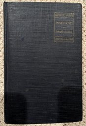 Antique 'The Academy Classics', Shakespear's Macbeth Circa 1922 - (BTP)