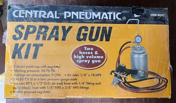 Central Pneumatic Spray Gun Kit - New In Box
