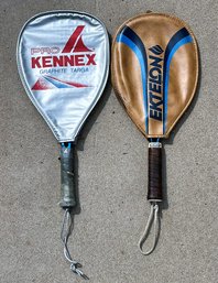 Lot Of 2 Racquetball Rackets With Bonus Penn Racquetballs
