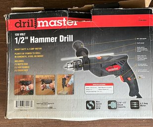 Drill Master Hammer Drill (Model #69947)