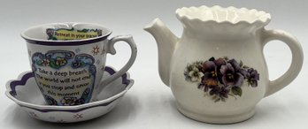 Teacup & Incense Teapot - (LR)