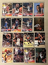 16 Upperdeck & Classic Rookie Exchange & Autograph Edition NBA Cards 1993-1995