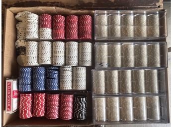 Collection Of Quality Poker Chips