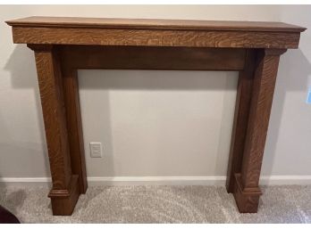 Oak Fireplace Mantel