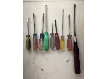 Lot Of 9 Screwdrivers