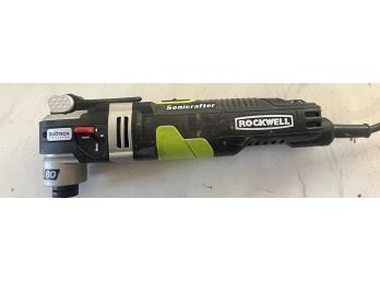 Rockwell Sonicrafter Oscillating Tool F80 In Case With Attachments