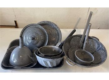 Large Set Of Collectible Graniteware