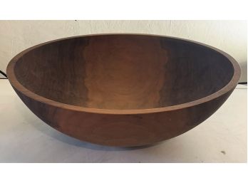 Large Solid Natural Harwood Bowl - Holland Bowl Mill