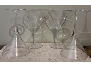 4 Martini Glasses